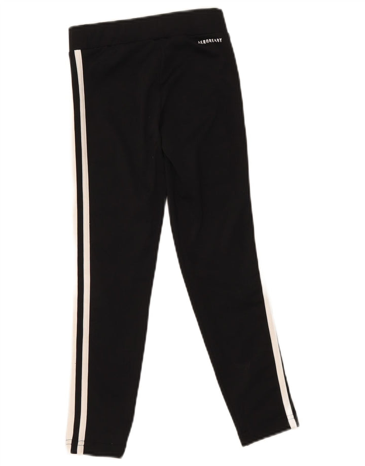 Leggings Adidas Aeroready para meninas 7-8 anos preto poliéster