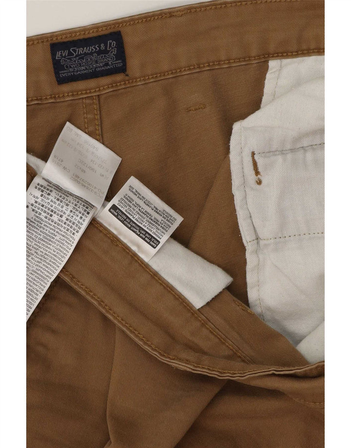 Calça cargo masculina cônica Levi's W48 L32 algodão marrom