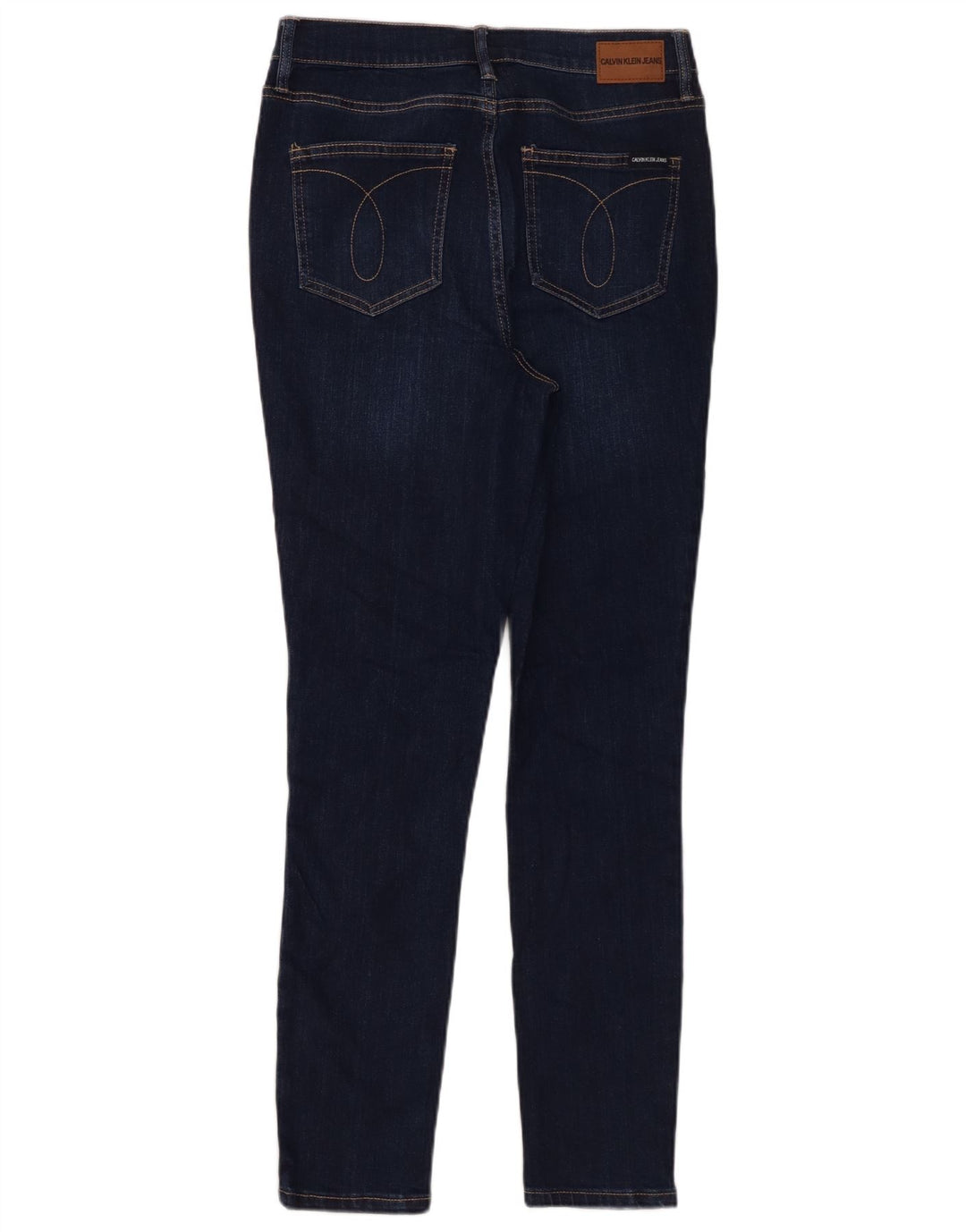 Jeans skinny feminino Calvin Klein US 6 médio W29 L29 algodão azul marinho