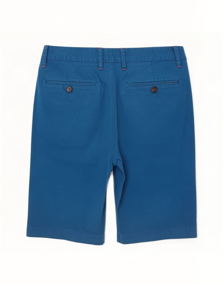 Shorts Chino masculino Ted Baker médio W32 algodão azul