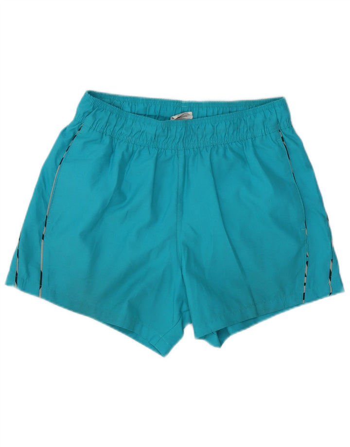 Shorts de natação feminino Puma UK 8 pequeno azul poliéster