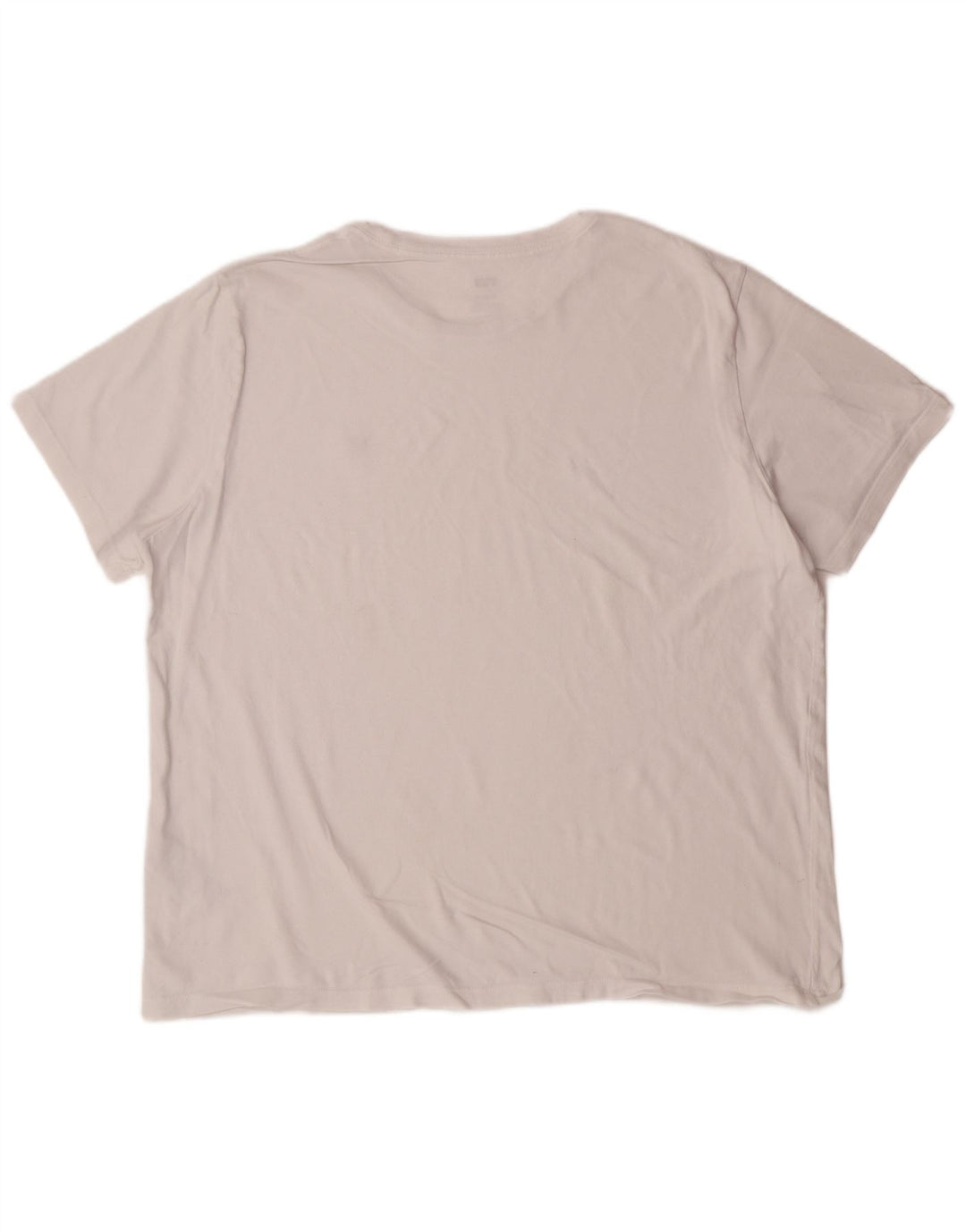 Camiseta masculina LEVI'S Standard Fit Top XL de algodão branco