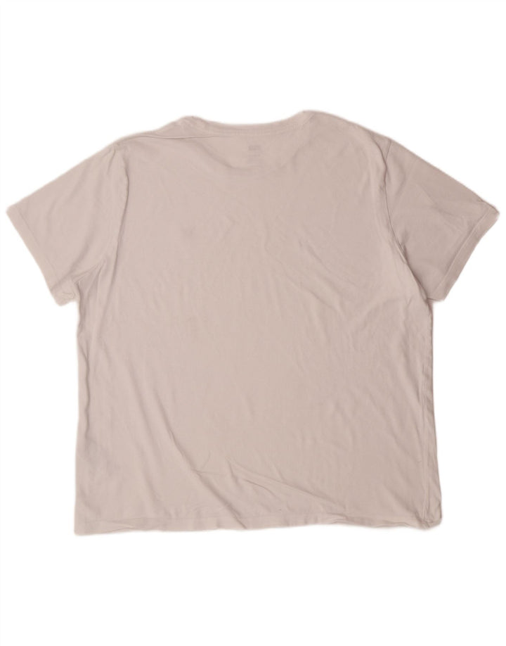 Camiseta masculina LEVI'S Standard Fit Top XL de algodão branco