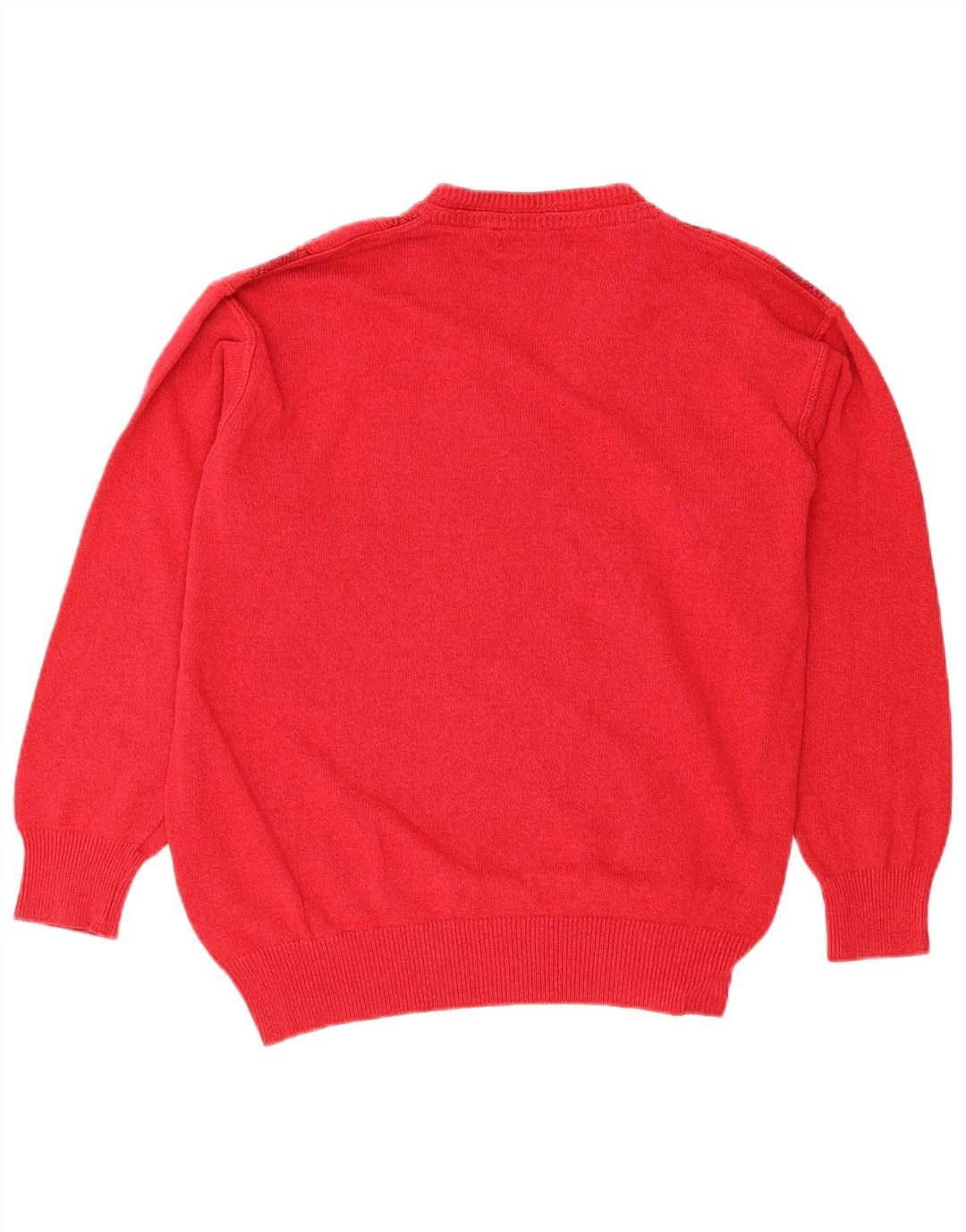 Suéter masculino DARDANO com decote em V IT 54 XL algodão listrado vermelho