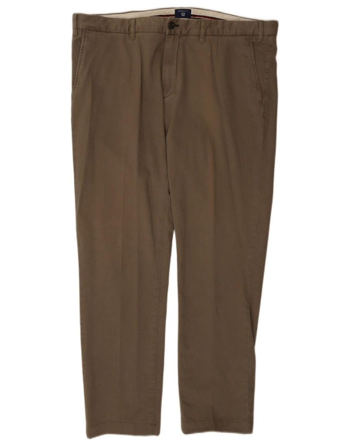 Calça Chino Masculina Slim Gant W40 L32 Caqui