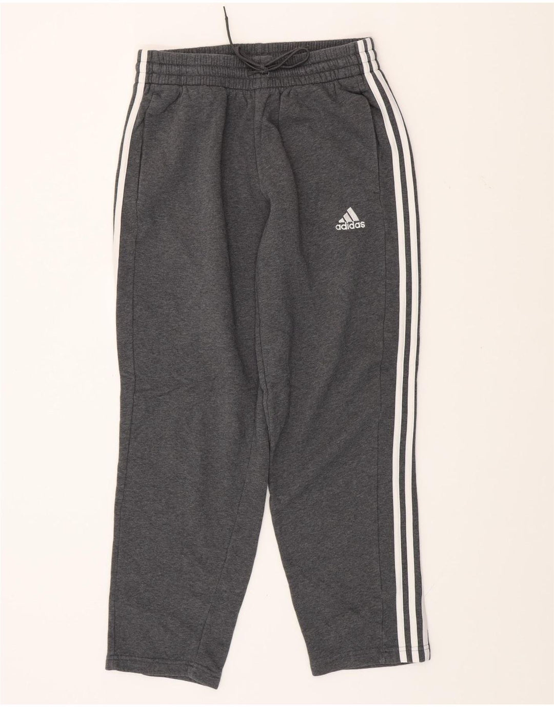 Calças de treino masculinas ADIDAS em algodão cinza médio