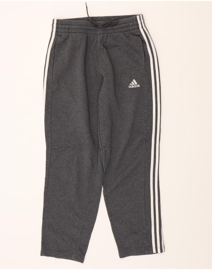 Calças de treino masculinas ADIDAS em algodão cinza médio