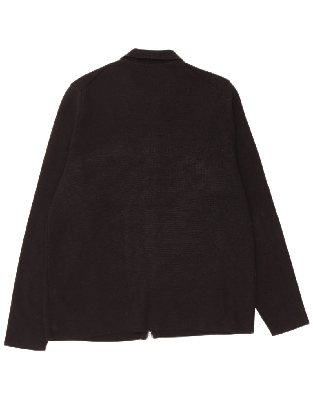 Suéter masculino Marks & Spencer Autograph Cardigan grande algodão preto