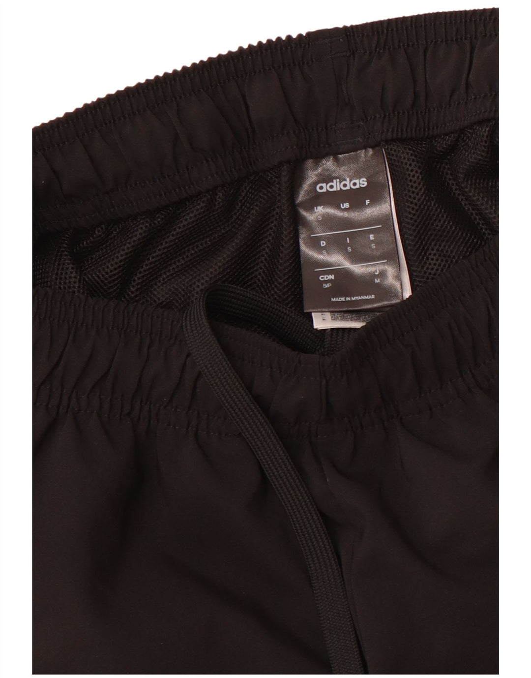 ADIDAS Mens Sport Shorts Pequeno Poliéster Preto