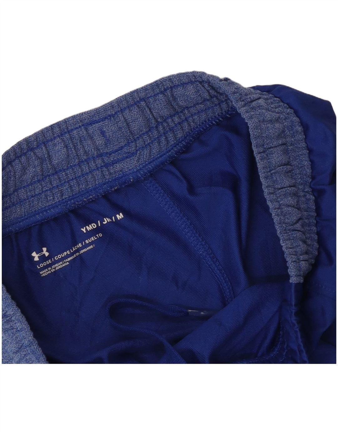 Shorts esportivos masculinos Under Armour 9-10 anos azul médio