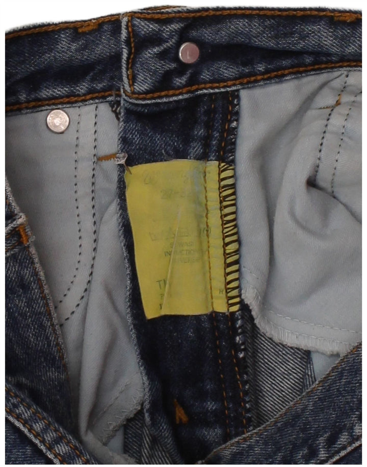 Jeans retos masculinos WRANGLER W27 L32 algodão azul