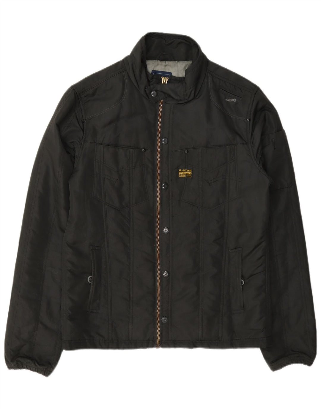 Jaqueta bomber masculina G-Star UK 38 poliéster azul marinho médio