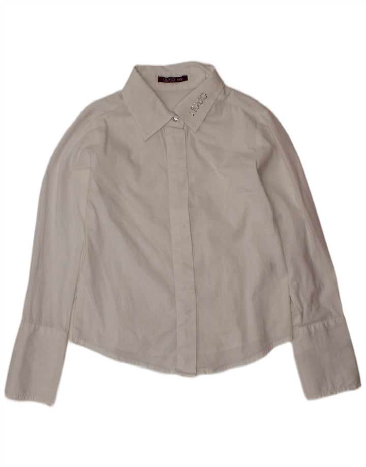 Camisa formal feminina LIU JO 7-8 anos branca