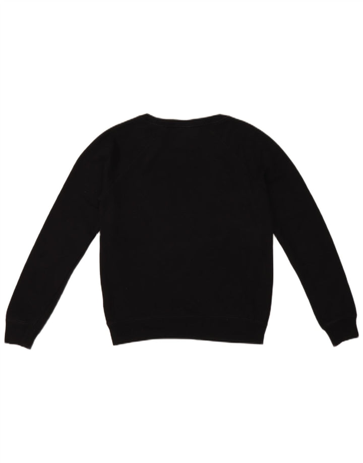 Moletom Nike Feminino Oversized Crop Graphic Jumper UK 10 Pequeno Preto