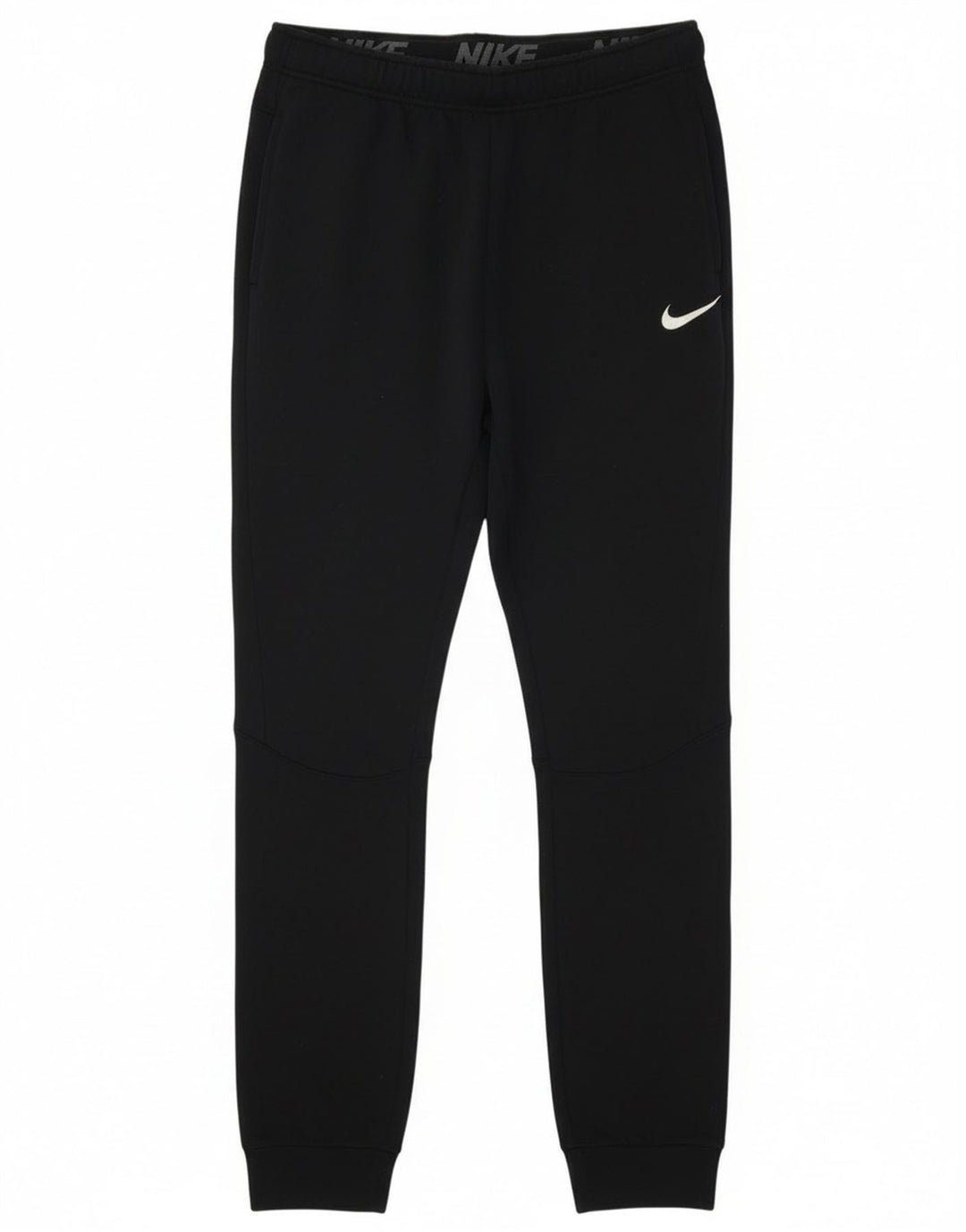 Calça de treino masculina Nike joggers médio preto poliéster esportivo