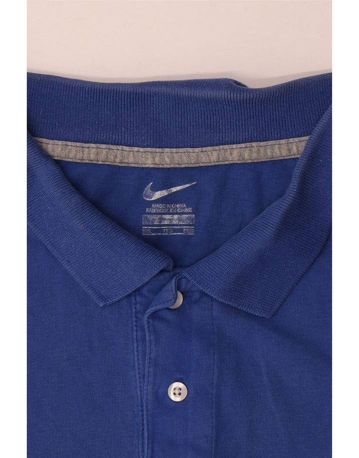 Camisa polo masculina Nike 2XL algodão azul