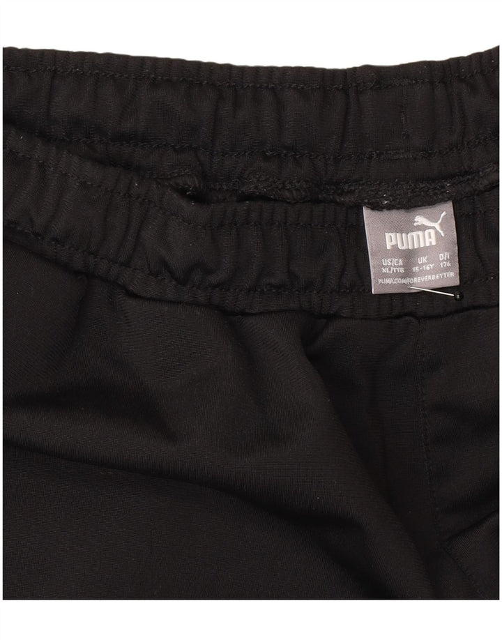 Calças de treino Puma Menino 15-16 Anos Preto Poliéster
