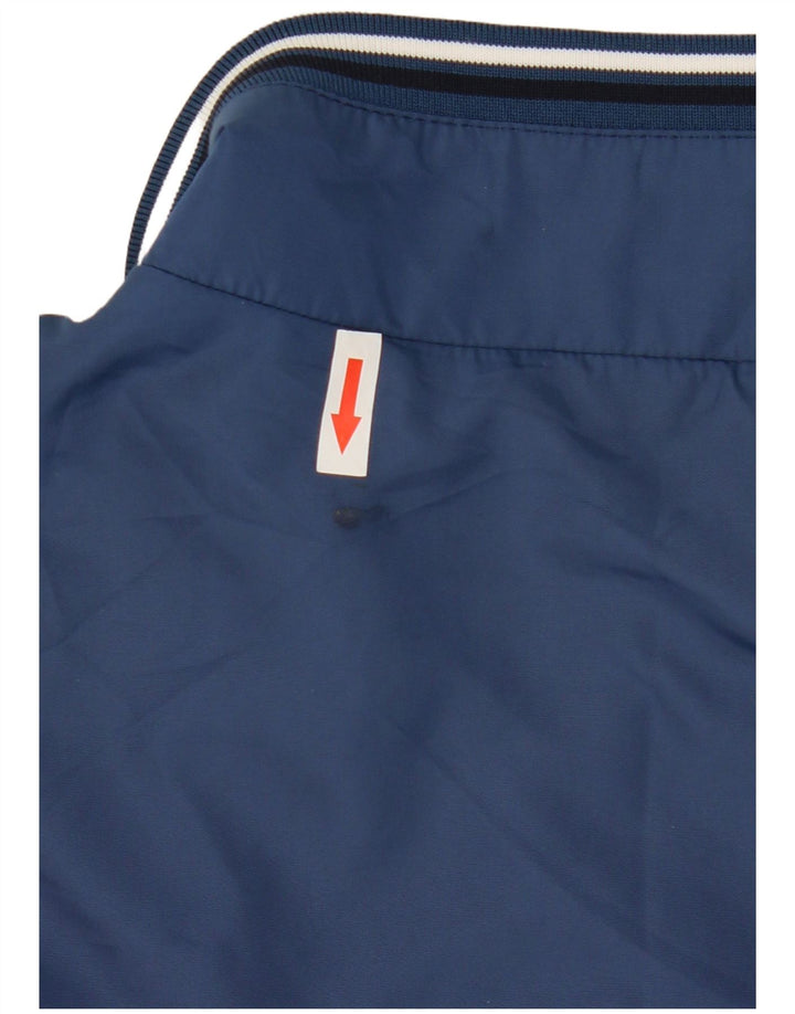 Jaqueta bomber masculina Marks & Spencer Reino Unido 42 XL azul poliéster