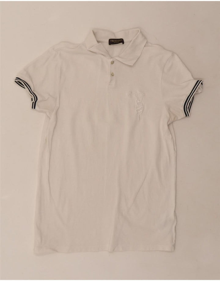 Polo TRUSSARDI Menino 15-16 Anos Algodão Branco