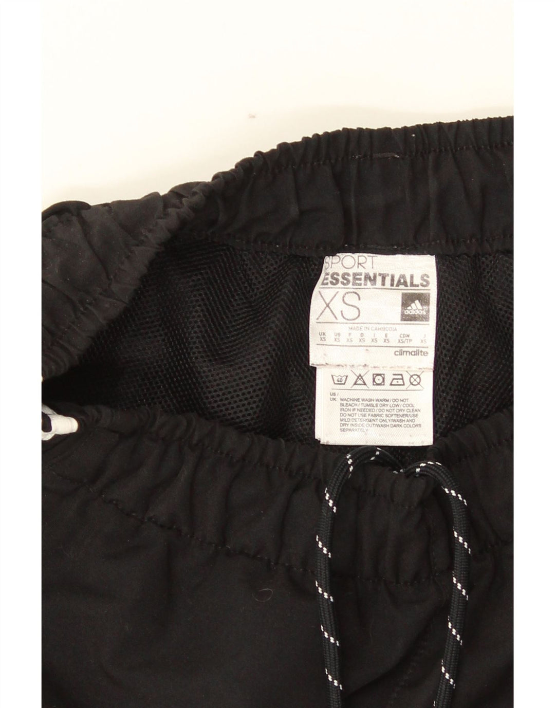 Adidas Mens Climalite Sport Shorts XS Poliéster Preto
