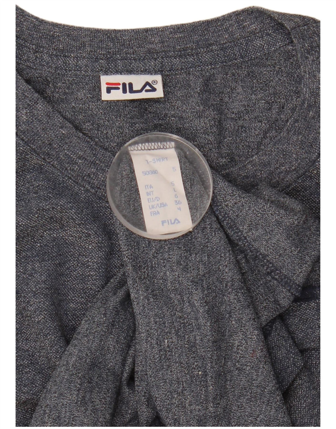 Camiseta masculina Fila grande algodão azul marinho
