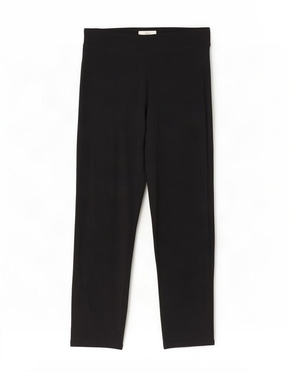 Marks & Spencer Womens Leggings UK 14 Large Navy Blue Cotton