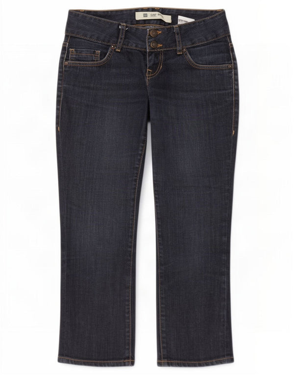 Gap Womens Cropped Jeans US 1 XS W28 L24 Navy Blue Cotton