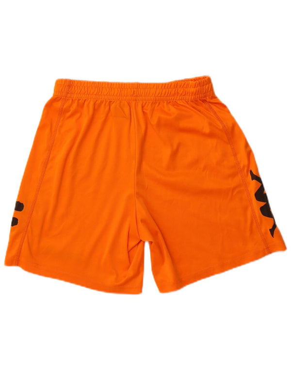 Kappa Mens Graphic Sport Shorts Pequeno Laranja Poliéster