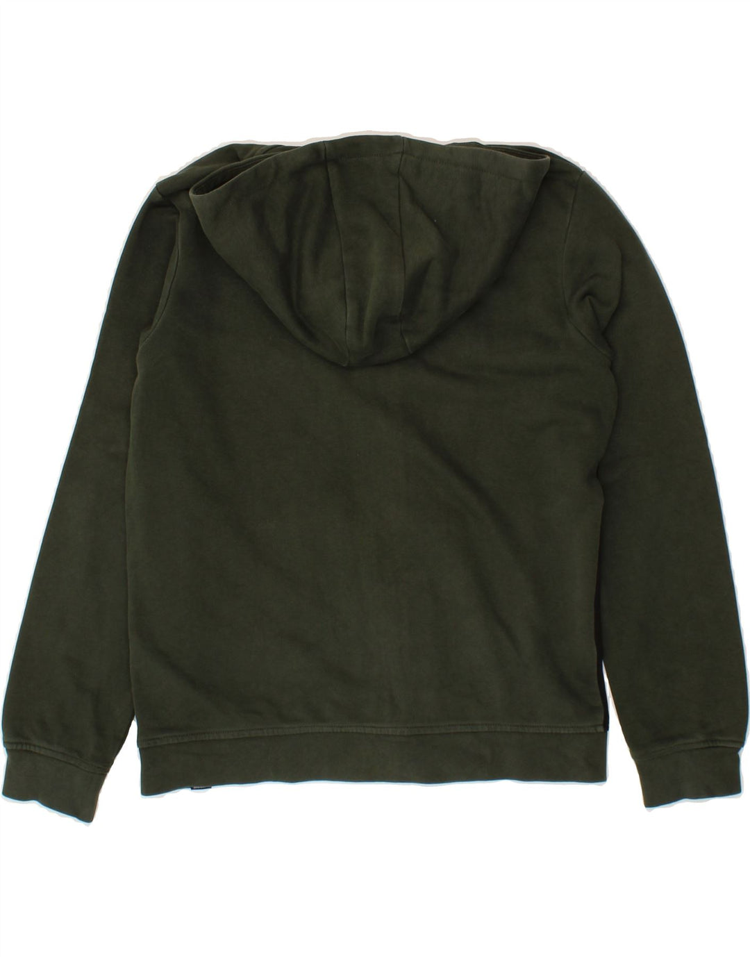 ELLESSE Boys Zip Hoodie Sweater 11-12 Years Green Colourblock Cotton Vintage Ellesse and Second-Hand Ellesse from Messina Hembry 