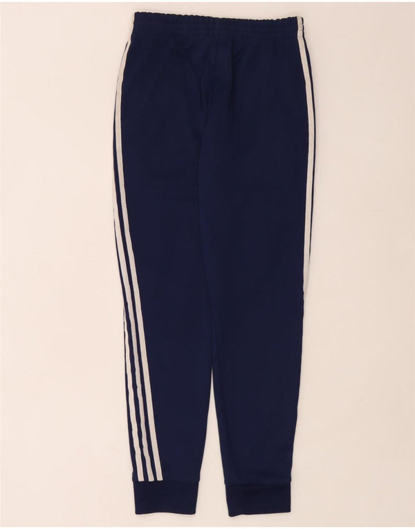Adidas Mens Treino Calças Joggers Médio Azul Marinho Poliéster