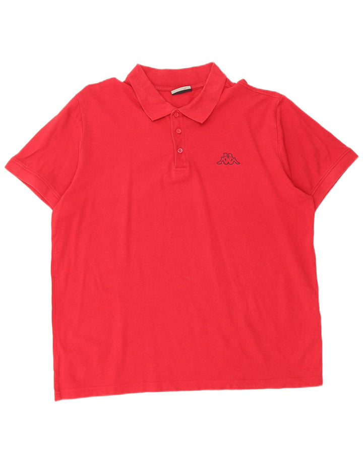 Camisa polo masculina KAPPA XL algodão vermelho