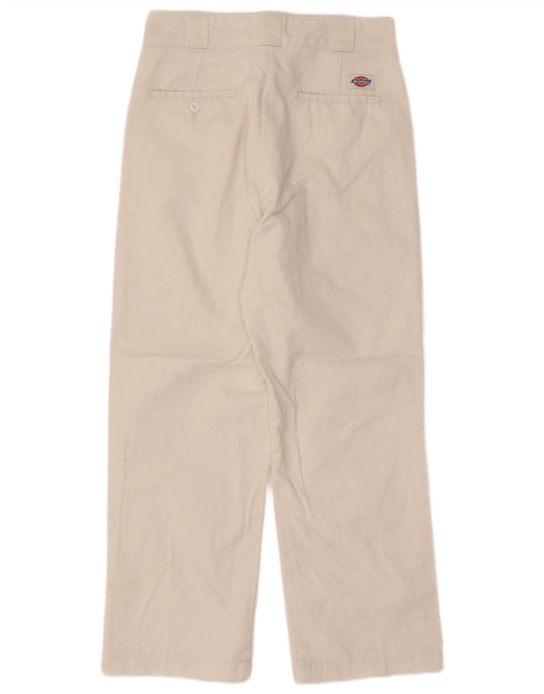 Calça feminina Dickies cintura alta W28 L25 poliéster branco