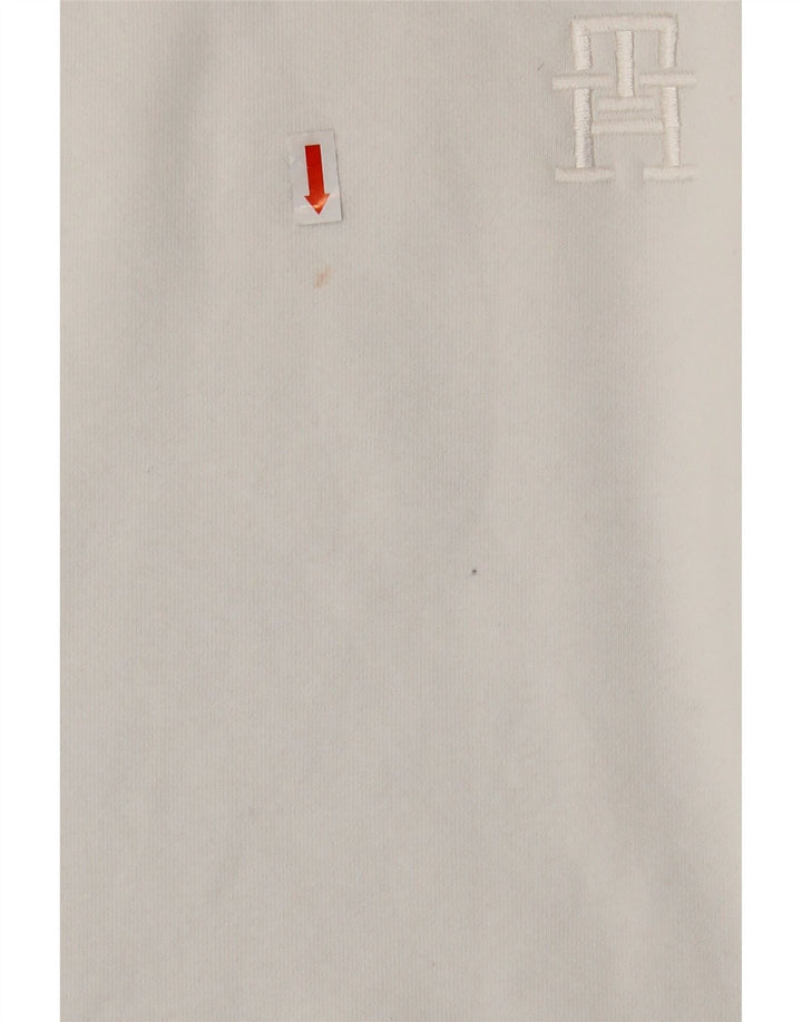Suéter feminino TOMMY HILFIGER de grandes dimensões Reino Unido 16 grande algodão branco