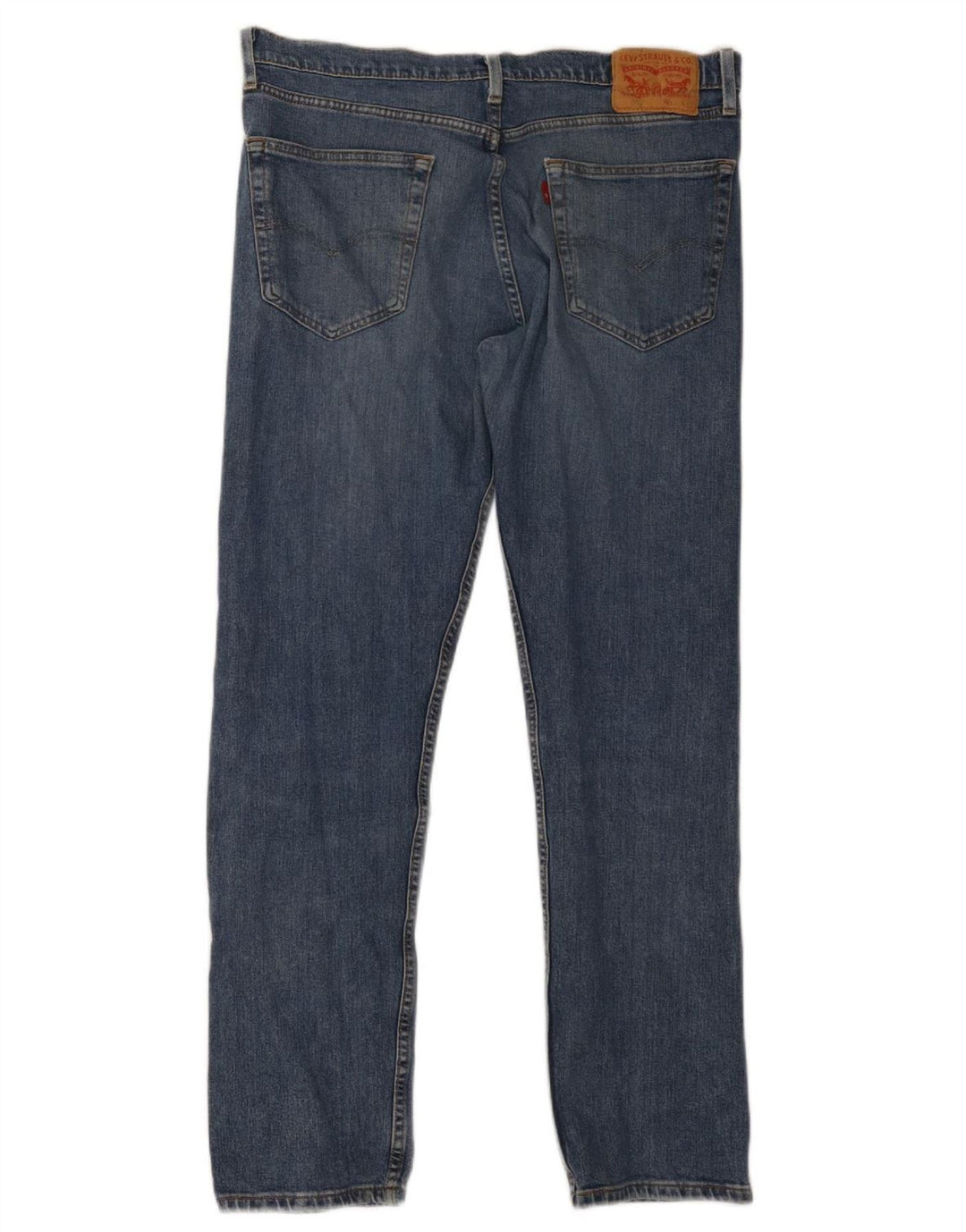 Levi's Masculino 502 Tapered Jeans W34 L32 Azul Algodão