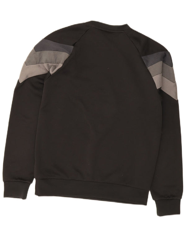 Adidas Mens Sweatshirt Jumper XS Black Colourblock Polyester