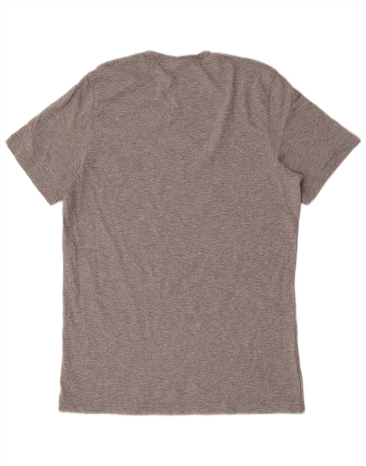 ADIDAS Camiseta masculina gráfica Top cinza médio manchado