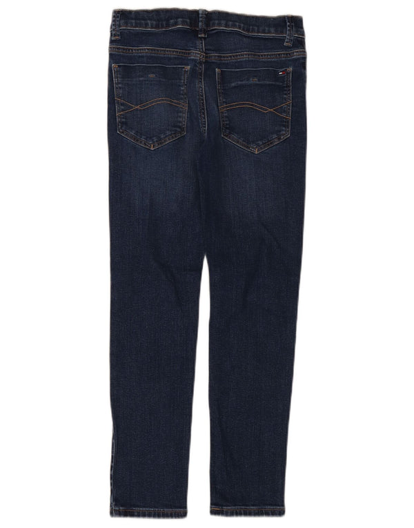 Tommy Hilfiger Meninos Jeans Slim 9-10 Anos W24 L25 Azul Algodão