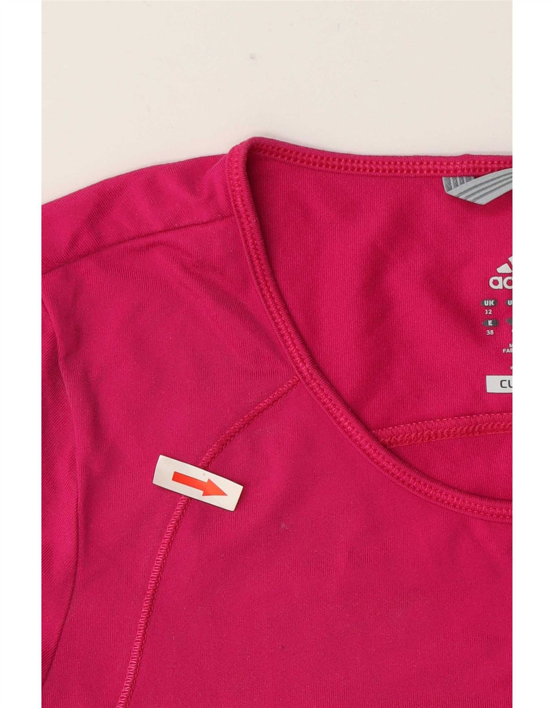 Camiseta Adidas Climalite Feminina Top UK 12 Médio Rosa