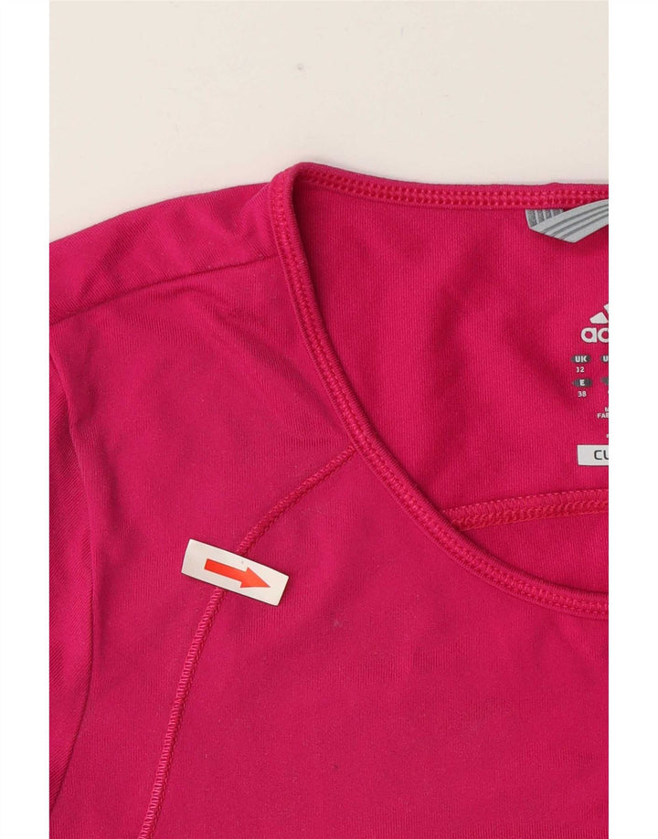 Camiseta Adidas Climalite Feminina Top UK 12 Médio Rosa