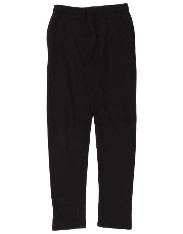 Calça de treino feminina Marks & Spencer Regular Fit Reino Unido 10 pequena preta