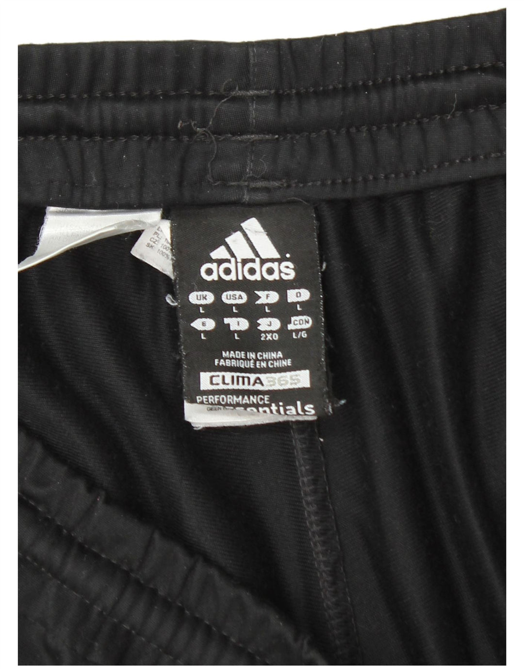 Calça Adidas Clima 365 Masculina Grande Poliéster Preto