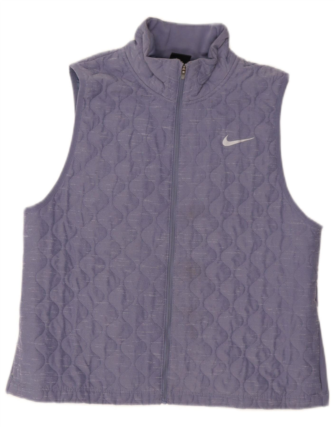 Nike Womens Running Quilted Gilet UK 16 Grande Roxo Poliéster
