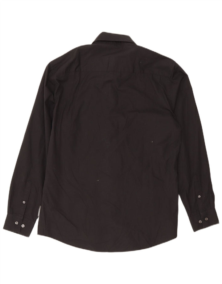 Camisa masculina French Connection grande algodão preto