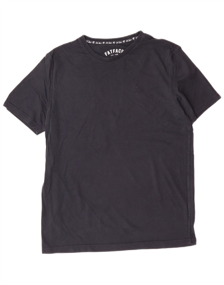 Camiseta masculina FAT FACE Top médio algodão azul marinho
