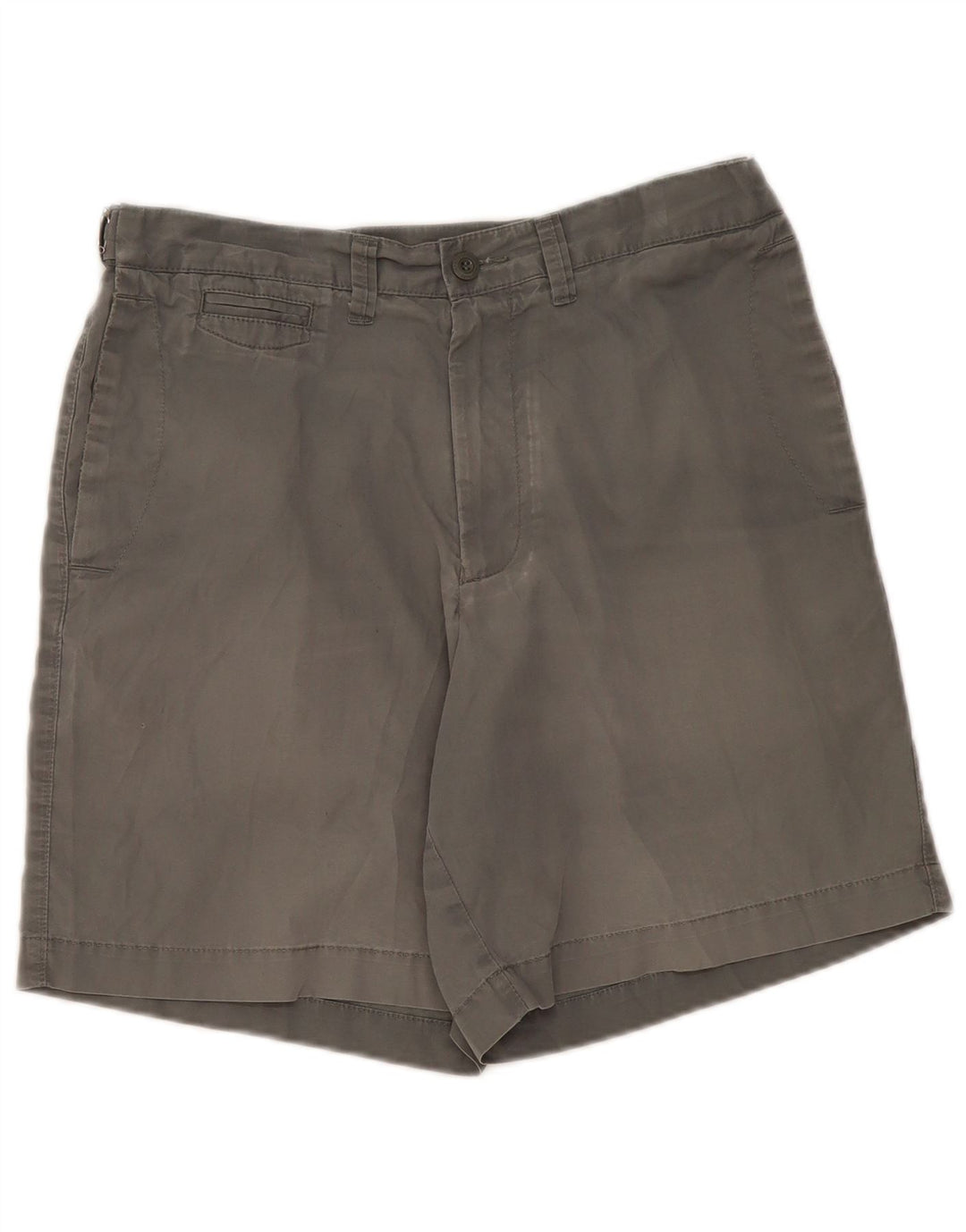 Shorts chino masculino Marks & Spencer W32 algodão cinza médio