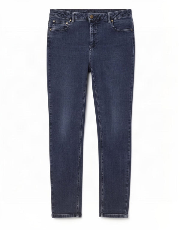 Hobbs Jeans Skinny Feminino Reino Unido 16 Grande W34 L30 Azul Algodão