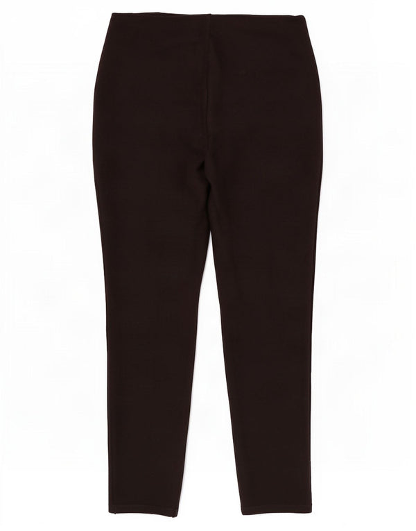 Zara Calça feminina slim cortada grande W30 L24 preta