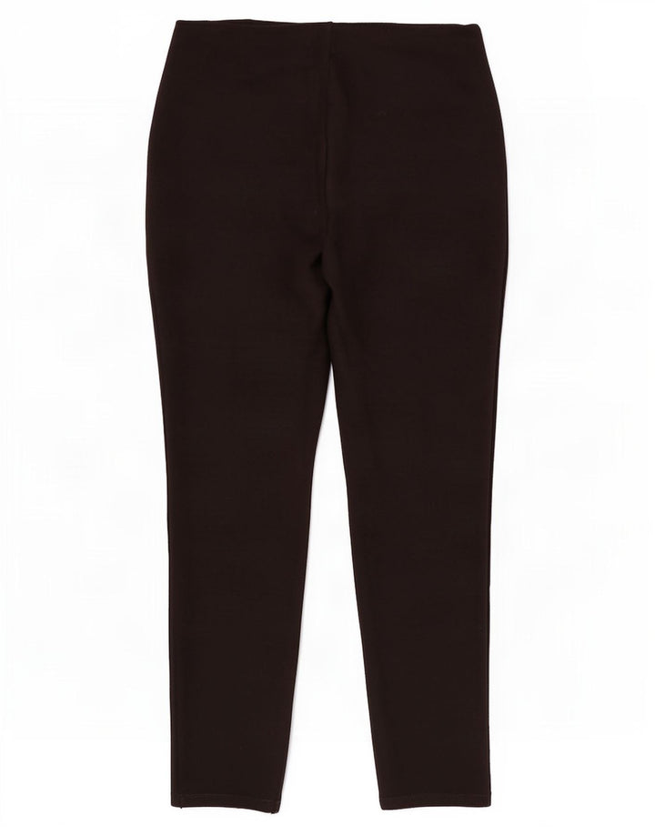 Zara Calça feminina slim cortada grande W30 L24 preta