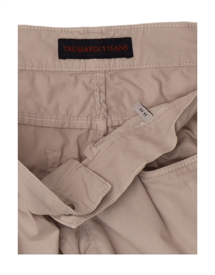 Calça Capri Masculina Reta TRUSSARDI W34 L23 Cinza