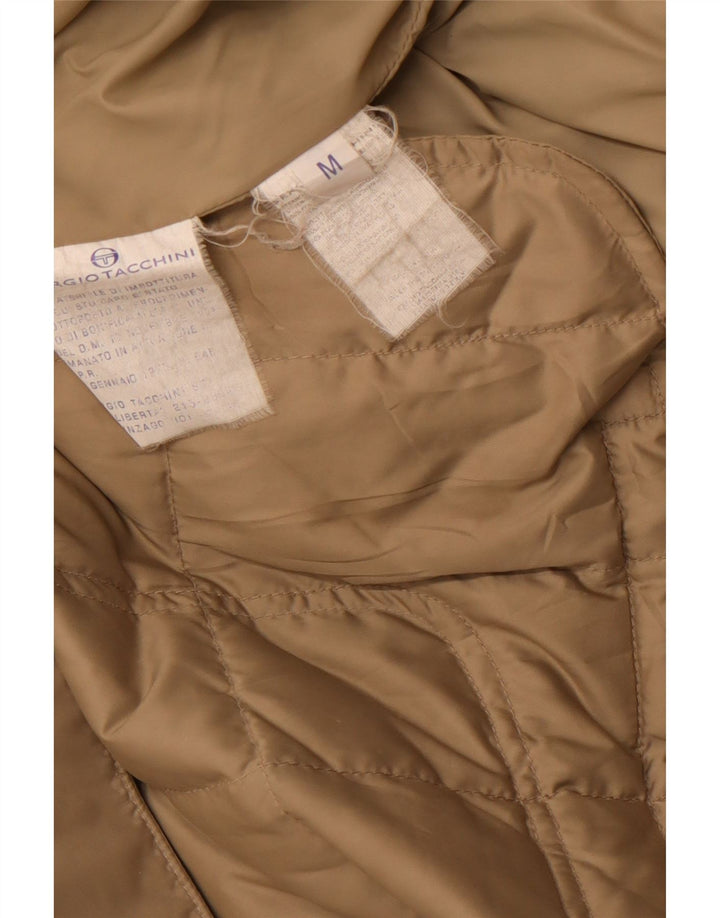 SERGIO TACCHINI Jaqueta acolchoada masculina UK 38 Médio Bege